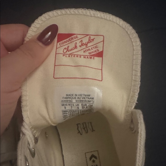 White platform converse - Picture 4 of 4